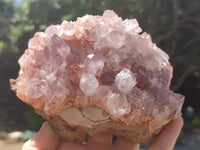 Natural Jacaranda Amethyst Quartz Clusters x 3 From Mumbwa, Zambia