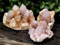 Natural Ametrine Spirit Quartz Clusters x 6 From Boekenhouthoek, South Africa