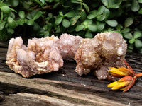 Natural Ametrine Spirit Quartz Clusters x 6 From Boekenhouthoek, South Africa