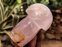 Polished Rose Quartz Mushrooms x 6 From Ambatondrazaka, Madagascar