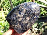 Polished Iolite Standing Free Forms x 2 From Ambatofinandrahana, Madagascar