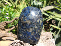 Polished Iolite Standing Free Forms x 2 From Ambatofinandrahana, Madagascar