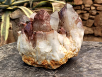 Natural Red Hematoid Quartz Cluster x 1 From Karoi, Zimbabwe