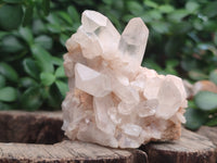 Natural Clear Quartz Clusters x 7 from Madagascar