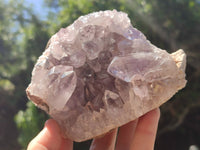 Natural Jacaranda Amethyst Quartz Clusters x 3 From Mumbwa, Zambia