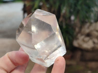 Polished Frosted Quartz Crystal Points x 4 From Madagascar