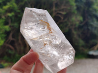 Polished Frosted Quartz Crystal Points x 4 From Madagascar