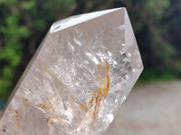 Polished Frosted Quartz Crystal Points x 4 From Madagascar