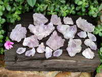 Natural Jacaranda Amethyst Quartz Clusters x 3.52 Kg Lot From Mumbwa, Zambia