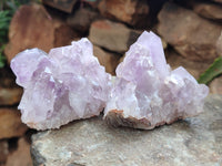 Natural Jacaranda Amethyst Quartz Clusters x 3.52 Kg Lot From Mumbwa, Zambia