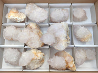 Natural Amethyst Spirit Quartz Clusters x 12 From Boekenhouthoek, South Africa