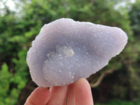 Natural Blue Lace Agate Geode Specimens x 12 From Nsanje, Malawi