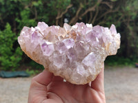 Natural Jacaranda Amethyst Quartz Clusters x 3 From Mumbwa, Zambia