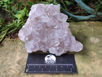 Natural Jacaranda Amethyst Quartz Clusters x 3 From Mumbwa, Zambia