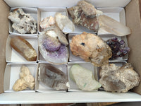 Natural Mixed Selection of Minerals x 13 From Southern Africa