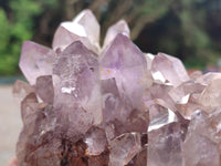 Natural Jacaranda Amethyst Quartz Clusters x 3 From Mumbwa, Zambia