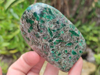 Polished Emerald Mica In Matrix Standing Free Forms x 4 From Mutoko, Zimbabwe