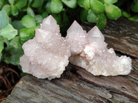 Natural Amethyst Spirit Quartz Clusters x 12 From Boekenhouthoek, South Africa