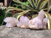 Natural Amethyst Spirit Quartz Clusters x 12 From Boekenhouthoek, South Africa