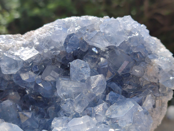 Natural Large Celestite Geode Specimens x 1 From Sakoany, Madagascar