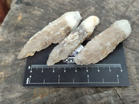 Natural Drusy Quartz Coated Calcite Pseudomorph Crystals x 20 From Lesotho