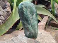 Polished Fuchsite Standing Free Forms x 1 From Madagascar