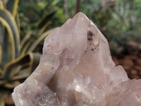 Natural Red Hematoid Quartz Clusters x 5 From Karoi, Zimbabwe