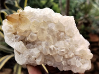 Natural Limonite Quartz Clusters x 4 From Solwezi, Zambia