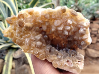 Natural Limonite Quartz Clusters x 4 From Solwezi, Zambia