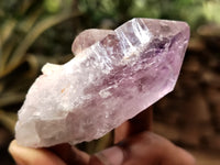 Natural Jacaranda Amethyst Single Quartz Crystals x 35 From Mumbwa, Zambia