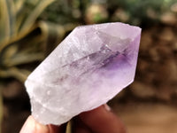 Natural Jacaranda Amethyst Single Quartz Crystals x 35 From Mumbwa, Zambia