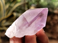 Natural Jacaranda Amethyst Single Quartz Crystals x 35 From Mumbwa, Zambia