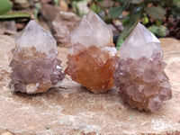 Natural Ametrine Spirit Quartz Crystals x 12 From Boekenhouthoek, South Africa