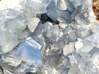 Natural Celestite Geode Specimens x 1 From Sakoany, Madagascar