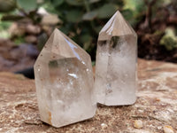 Polished Clear Quartz Crystals x 20 From Madagascar