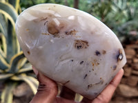 Polished Dendritic Agate Standing Free Forms x 4 From Madagascar