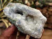 Natural Blue Lace Agate Geode Specimens x 12 From Nsanje, Malawi