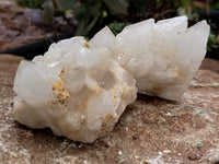 Natural Quartz Clusters x 5 from Madagascar