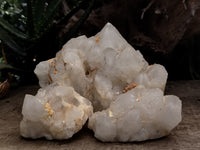 Natural Quartz Clusters x 5 from Madagascar