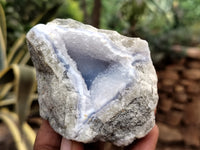 Natural Blue Lace Agate Geode Specimens x 12 From Nsanje, Malawi