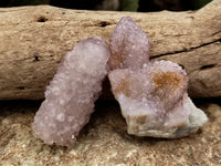 Natural Amethyst Spirit Quartz Clusters x 20 From Boekenhouthoek, South Africa