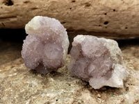 Natural Amethyst Spirit Quartz Clusters x 20 From Boekenhouthoek, South Africa