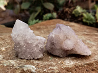 Natural Amethyst Spirit Quartz Clusters x 20 From Boekenhouthoek, South Africa