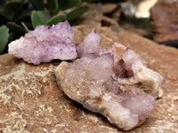 Natural Amethyst Spirit Quartz Clusters x 20 From Boekenhouthoek, South Africa