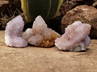 Natural Amethyst Spirit Quartz Clusters x 20 From Boekenhouthoek, South Africa