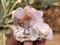 Natural Amethyst Spirit Quartz Clusters x 20 From Boekenhouthoek, South Africa