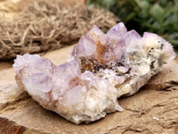 Natural Amethyst Spirit Quartz Clusters x 20 From Boekenhouthoek, South Africa