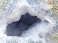 Natural Blue Lace Agate Geode Specimens x 6 From Nsanje, Malawi