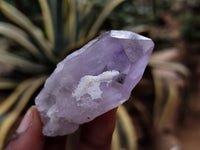 Natural Jacaranda Amethyst Single Quartz Crystals x 35 From Mumbwa, Zambia