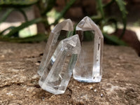 Polished Small Clear Quartz Crystals x 35 From Madagascar